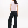 Tommy Jeans T-shirt med volangkant Tommy Jeans T-shirt med volangkant