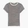 Tommy Jeans T-shirt med volangkant Tommy Jeans T-shirt med volangkant
