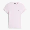 Tommy Jeans T-shirt med volangkant Tommy Jeans T-shirt med volangkant
