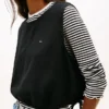 Tommy Jeans topp i linneblandning med knytband i sidan Tommy Jeans topp i linneblandning med knytband i sidan