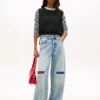 Tommy Jeans topp i linneblandning med knytband i sidan Tommy Jeans topp i linneblandning med knytband i sidan