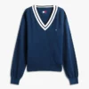 Tommy Jeans Tröja med avslappnad passform och V-ringning Tommy Jeans Tröja med avslappnad passform och V-ringning