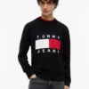 Tommy Jeans tröja med flagglogo och rund hals Tommy Jeans tröja med flagglogo och rund hals