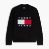 Tommy Jeans tröja med flagglogo och rund hals Tommy Jeans tröja med flagglogo och rund hals
