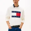 Tommy Jeans-tröja med stort flaggmärke Tommy Jeans-tröja med stort flaggmärke