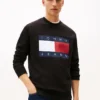 Tommy Jeans-tröja med stort flaggmärke Tommy Jeans-tröja med stort flaggmärke