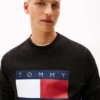 Tommy Jeans-tröja med stort flaggmärke Tommy Jeans-tröja med stort flaggmärke