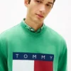 Tommy Jeans-tröja med stort flaggmärke Tommy Jeans-tröja med stort flaggmärke