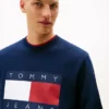 Tommy Jeans-tröja med stort flaggmärke Tommy Jeans-tröja med stort flaggmärke