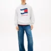 Tommy Jeans-tröja med vågigt flaggmönster Tommy Jeans-tröja med vågigt flaggmönster