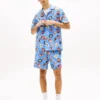 Tommy Jeans tryckt poplin-campskjorta Tommy Jeans tryckt poplin-campskjorta