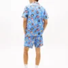 Tommy Jeans tryckt poplin-campskjorta Tommy Jeans tryckt poplin-campskjorta