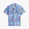 Tommy Jeans tryckt poplin-campskjorta Tommy Jeans tryckt poplin-campskjorta