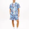 Tommy Jeans tryckta poplin-shorts