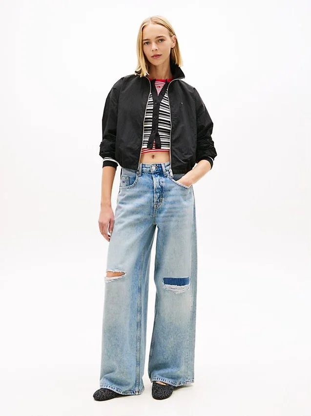 Tommy Jeans vattenavvisande jacka med dragkedja Tommy Jeans vattenavvisande jacka med dragkedja
