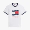 Tommy Jeans Wavy Flag Ringer T-shirt Tommy Jeans Wavy Flag Ringer T-shirt