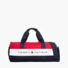 Tommy Logo Colorblock Canvas Duffle Bag Tommy Logo Colorblock Canvas Duffle Bag