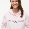 Tommy Logo Fleece Hoodie Tommy Logo Fleece Hoodie