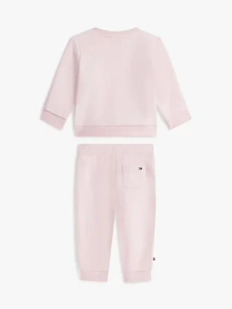 Tommy-logotyp-tröja och byxor i set för spädbarn