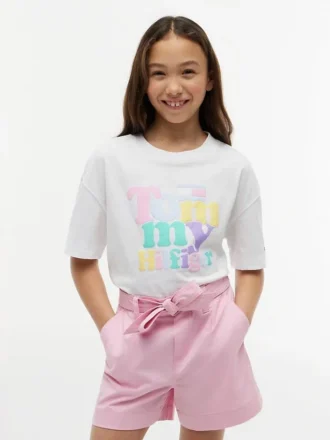 Tommy Puff Print T-shirt för barn