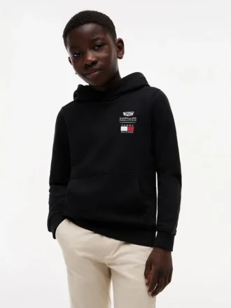 Tommy x Cadillac F1® Team-hoodie för barn