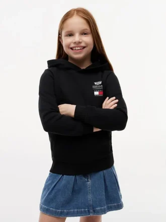 Tommy x Cadillac F1® Team-hoodie för barn