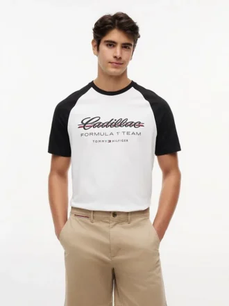 Tommy x Cadillac F1® Team Raglan-T-shirt