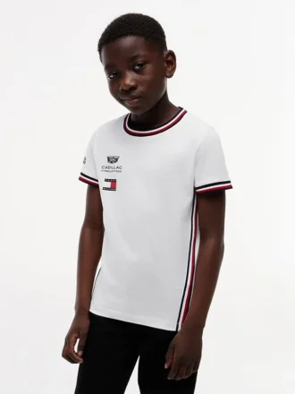 Tommy x Cadillac F1® Team Replica T-shirt för barn