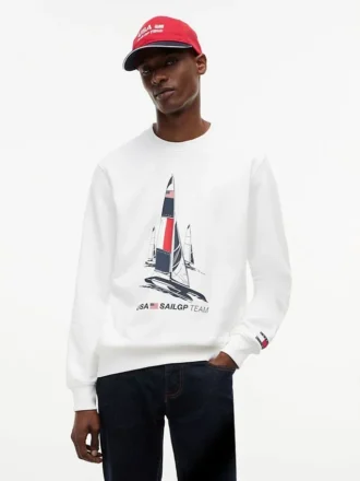 Tommy x US SailGP Team Boat-tröja
