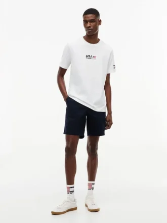 Tommy x US SailGP Team T-shirt med tryck