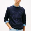 Tonal Club Logo Intechno Knit Sweatshirt