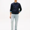Tonal Club Logo Intechno Knit Sweatshirt