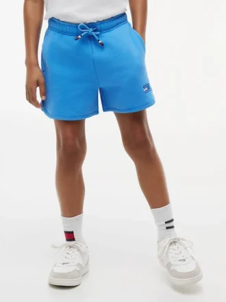Tonal flagglogotyp-sweatshorts för barn