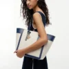 Tote-väska i canvas med monogram Tote-väska i canvas med monogram