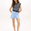 Twillshorts med guldknappar och fickor Twillshorts med guldknappar och fickor