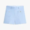 Twillshorts med guldknappar och fickor Twillshorts med guldknappar och fickor