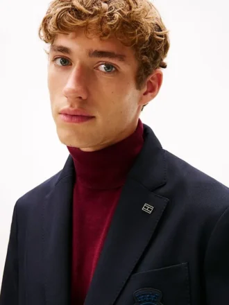 Ullklubbblazer med vapensköld