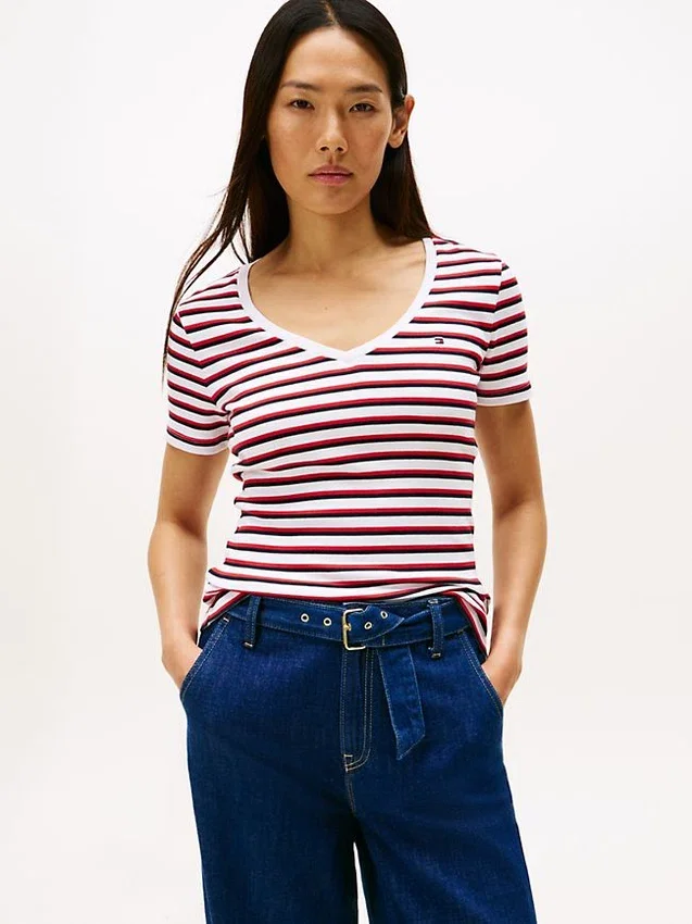 V-ringad randig Favorite T-shirt V-ringad randig Favorite T-shirt