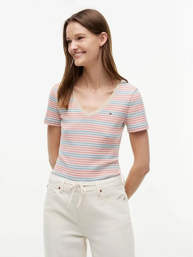 V-ringad randig Favorite T-shirt V-ringad randig Favorite T-shirt