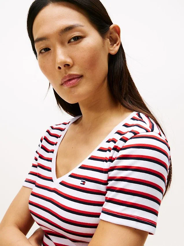 V-ringad randig Favorite T-shirt V-ringad randig Favorite T-shirt