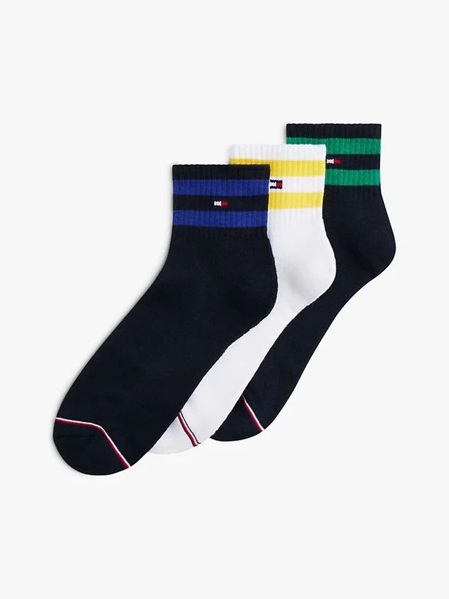Varsity Stripe Quarter-Top Strumpor 3-pack Varsity Stripe Quarter-Top Strumpor 3-pack
