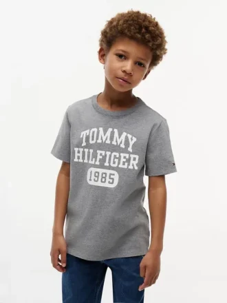Varsity-T-shirt med logotyp för barn