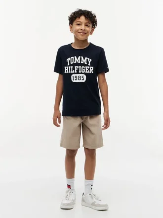 Varsity-T-shirt med logotyp för barn
