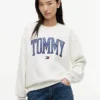Varsity Tommy Logo Crewneck Sweatshirt