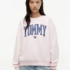 Varsity Tommy Logo Crewneck Sweatshirt