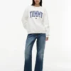Varsity Tommy Logo Crewneck Sweatshirt