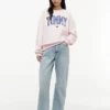 Varsity Tommy Logo Crewneck Sweatshirt