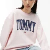 Varsity Tommy Logo Crewneck Sweatshirt