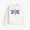 Varsity Tommy Logo Crewneck Sweatshirt