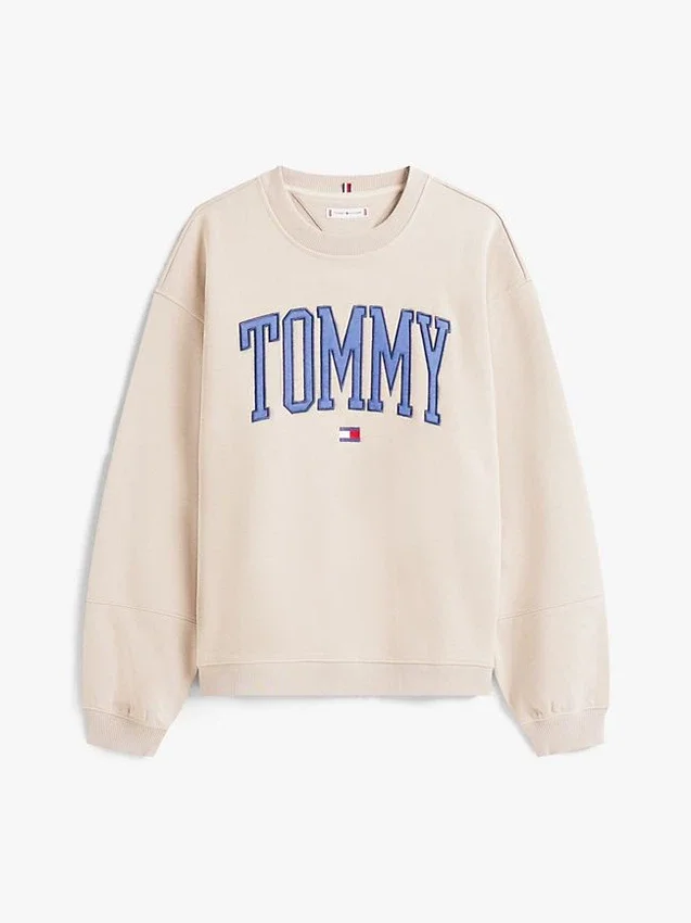 Varsity Tommy Logo Crewneck Sweatshirt Varsity Tommy Logo Crewneck Sweatshirt